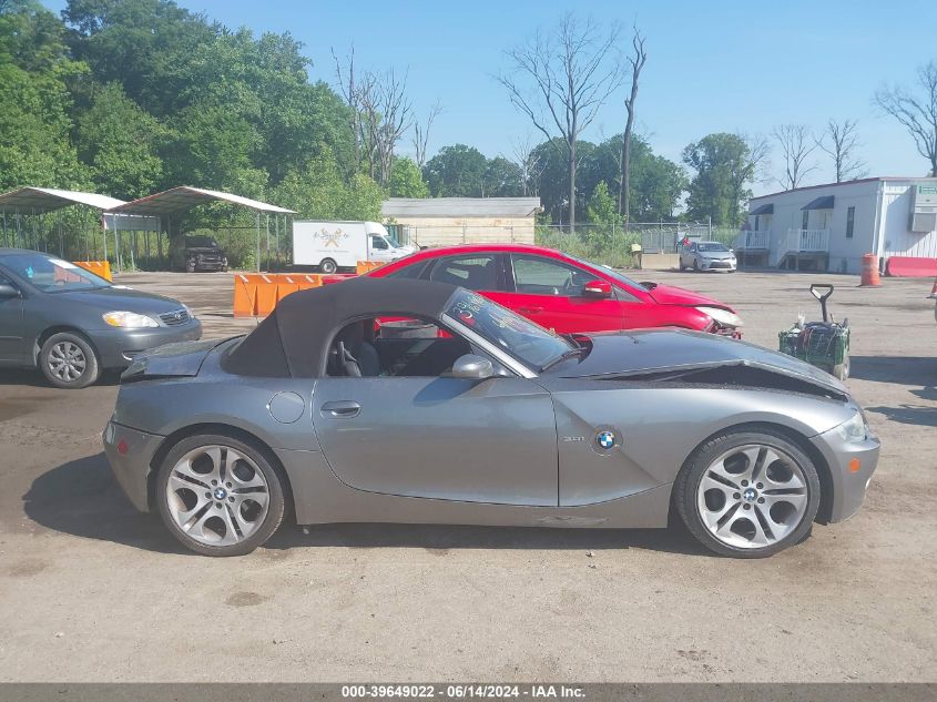 2005 BMW Z4 3.0I VIN: 4USBT535X5LU09885 Lot: 39649022