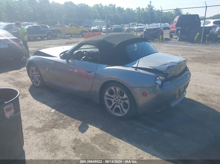 2005 BMW Z4 3.0I VIN: 4USBT535X5LU09885 Lot: 39649022