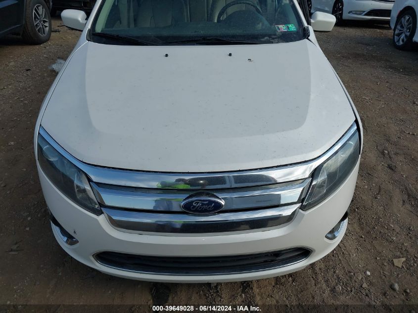 2012 Ford Fusion Sel VIN: 3FAHP0JA3CR117314 Lot: 39649028