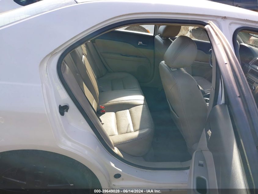 2012 Ford Fusion Sel VIN: 3FAHP0JA3CR117314 Lot: 39649028