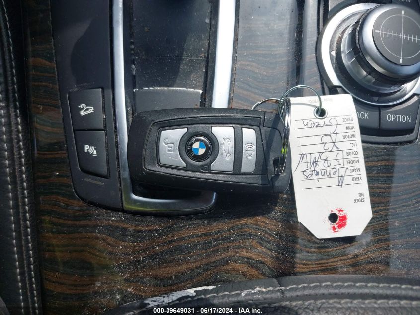 2012 BMW X3 xDrive28I VIN: 5UXWX5C57CL718401 Lot: 39649031