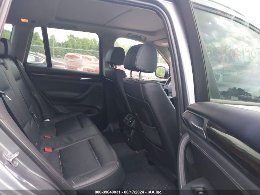 2012 BMW X3 xDrive28I VIN: 5UXWX5C57CL718401 Lot: 39649031