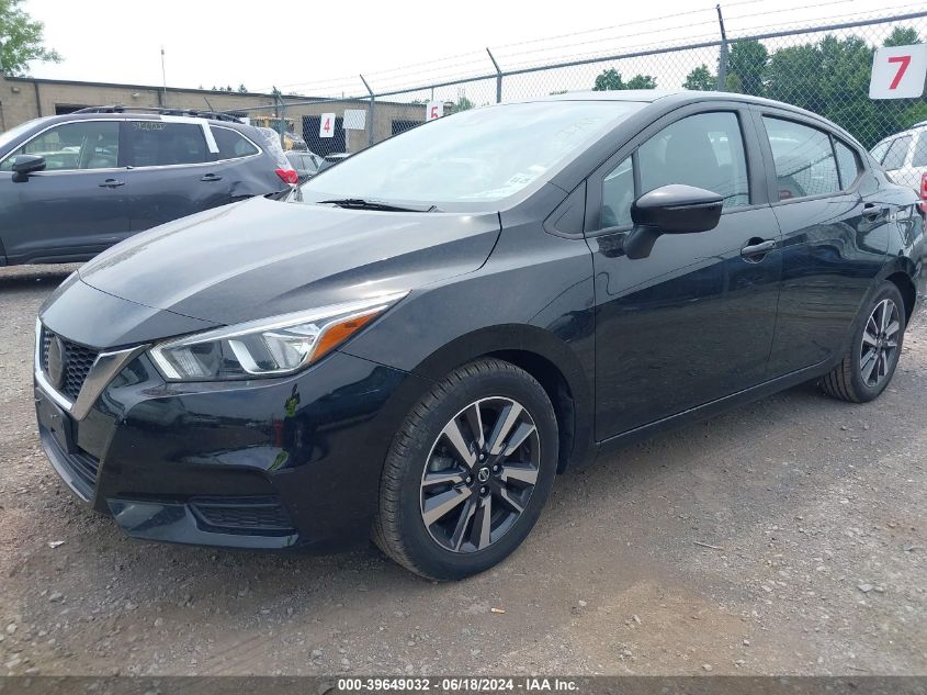 2021 Nissan Versa Sv Xtronic Cvt VIN: 3N1CN8EV9ML814757 Lot: 39649032