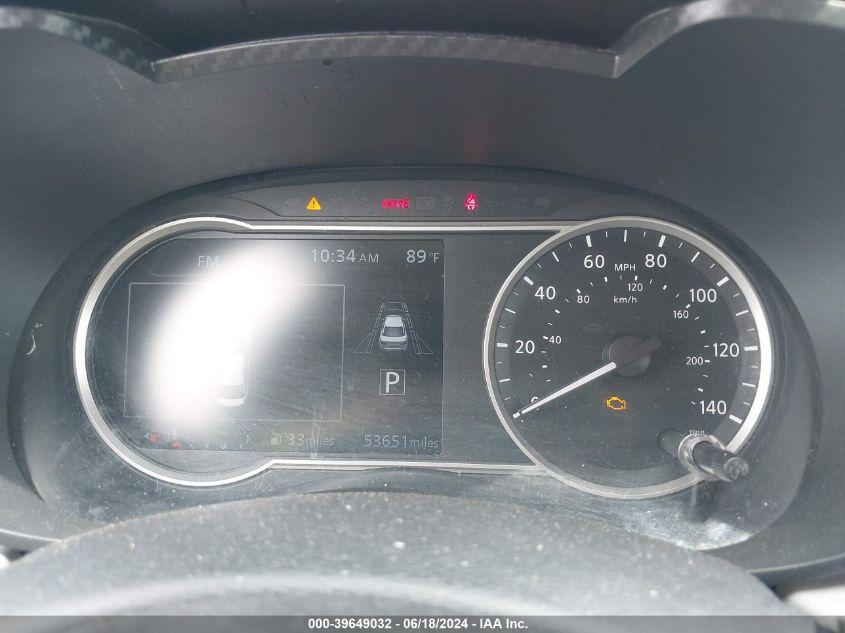 2021 Nissan Versa Sv Xtronic Cvt VIN: 3N1CN8EV9ML814757 Lot: 39649032