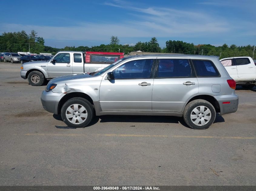 2003 Mitsubishi Outlander Ls VIN: JA4LX31G93U113216 Lot: 39649049