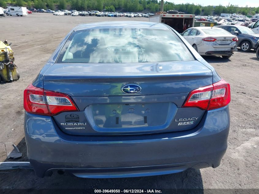 2017 Subaru Legacy 2.5I VIN: 4S3BNAB63H3068840 Lot: 39649050