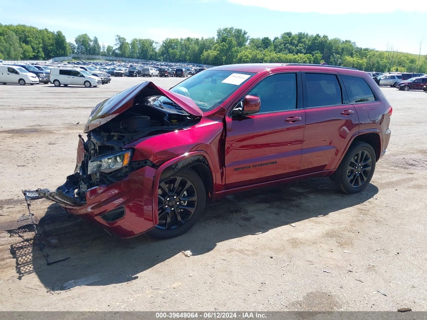 VIN 1C4RJFAG7MC560976 2021 JEEP GRAND CHEROKEE LAREDO X 4X4
