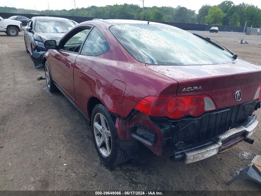 2003 Acura Rsx VIN: JH4DC53813S002208 Lot: 39649066