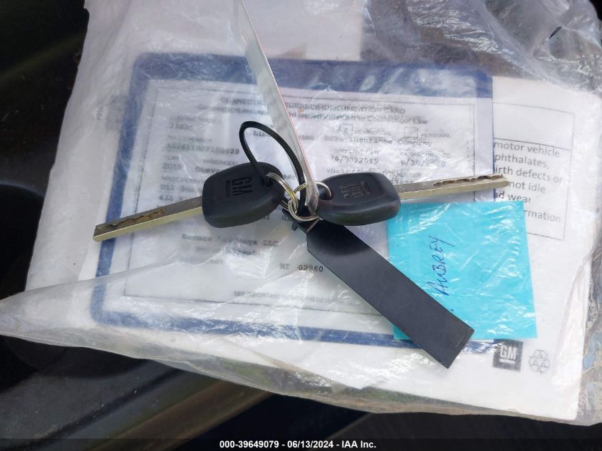 2019 Chevrolet Express 2500 Work Van VIN: 1GCWGAFP2K1253625 Lot: 39649079