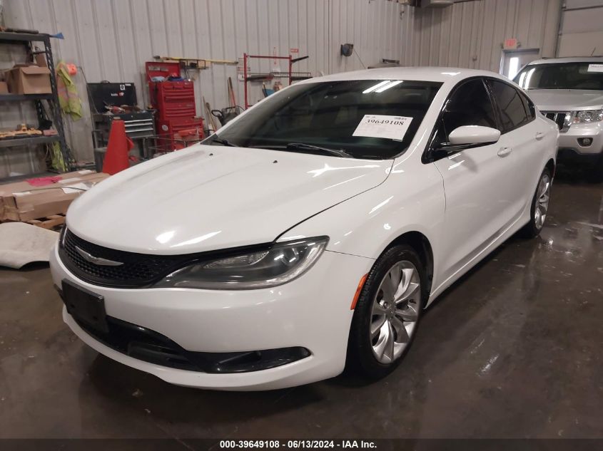 2015 Chrysler 200 S VIN: 1C3CCCBB0FN511728 Lot: 39649108