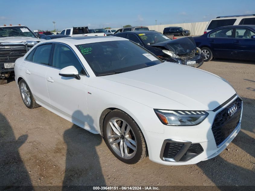 2023 AUDI A4 PREMIUM PLUS 45 - WAUEAAF43PN006646