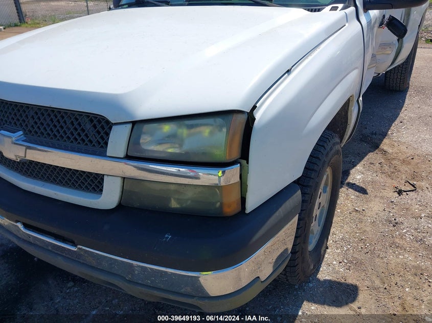 2003 Chevrolet Silverado 1500 Ls VIN: 1GCEK19V03E345203 Lot: 39649193