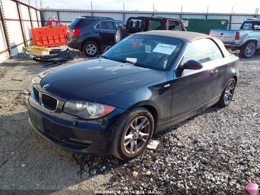 2009 BMW 128I VIN: WBAUN13579VH80854 Lot: 39649210