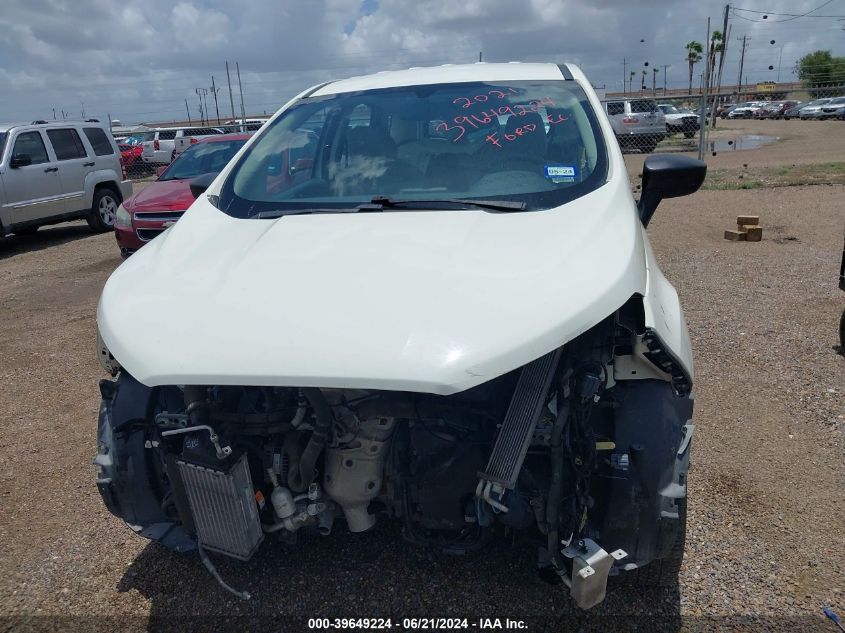 2021 Ford Ecosport S VIN: MAJ3S2FE9MC397689 Lot: 39649224