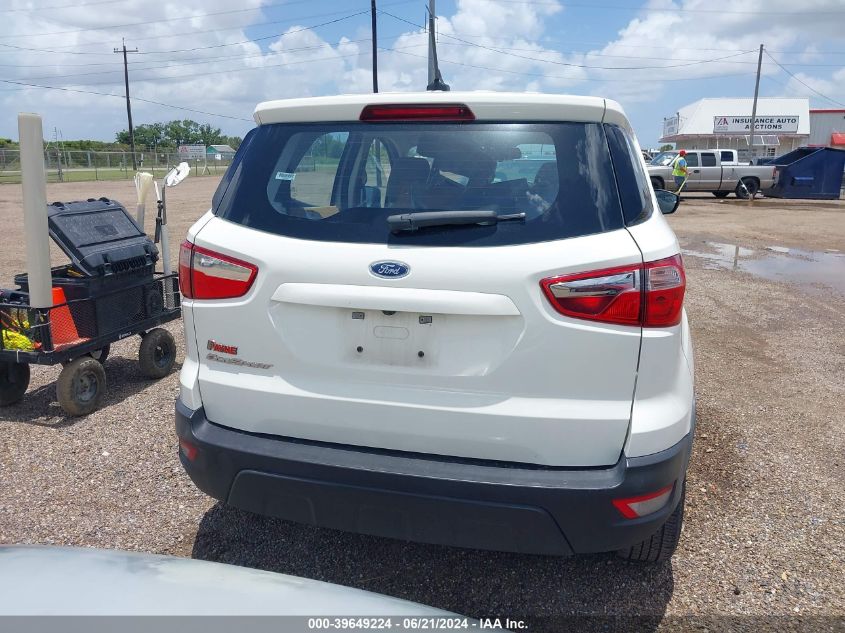 2021 Ford Ecosport S VIN: MAJ3S2FE9MC397689 Lot: 39649224
