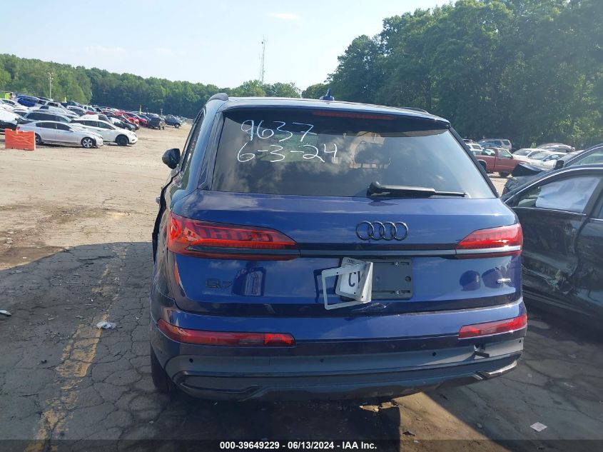 2022 Audi Q7 Premium Plus 55 Tfsi Quattro Tiptronic VIN: WA1LXBF79ND009637 Lot: 39649229