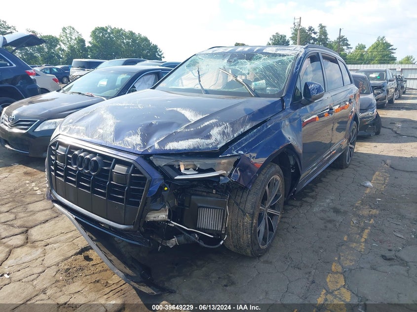 VIN WA1LXBF79ND009637 2022 AUDI Q7 PREMIUM PLUS