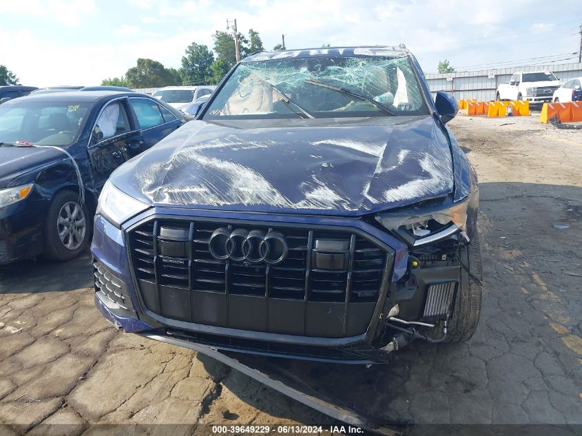 2022 Audi Q7 Premium Plus 55 Tfsi Quattro Tiptronic VIN: WA1LXBF79ND009637 Lot: 39649229
