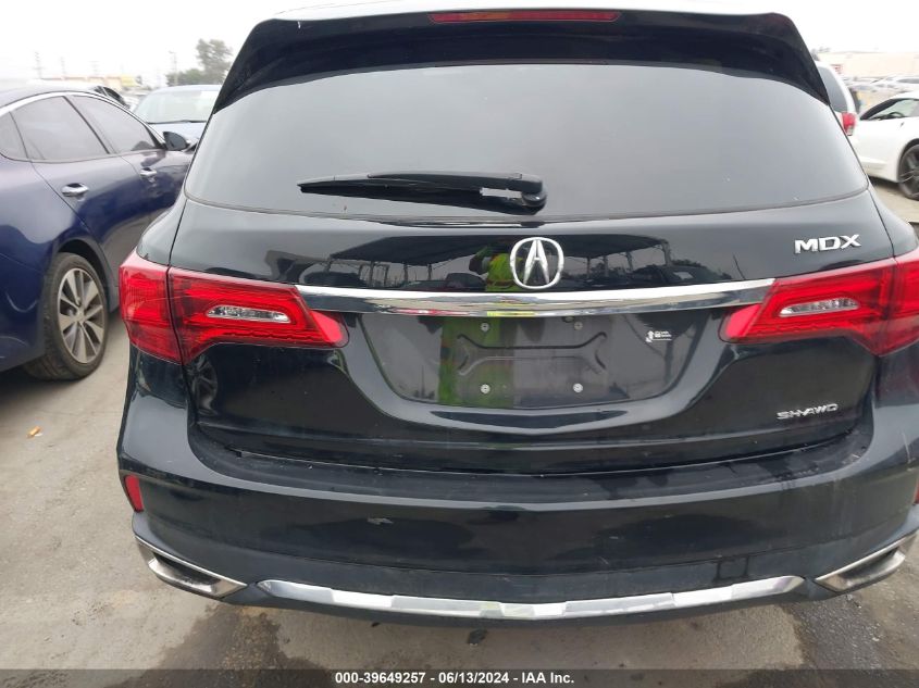 5J8YD4H37LL018058 2020 Acura Mdx Standard