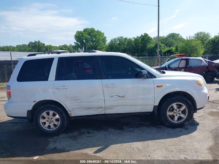 2006 Honda Pilot Ex-L VIN: 2HKYF18666H522904 Lot: 39649261