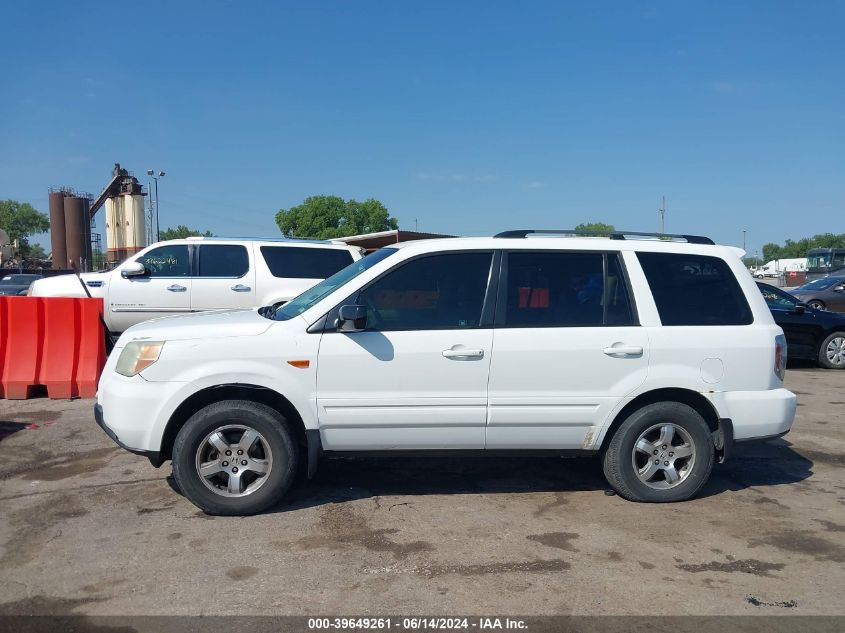 2006 Honda Pilot Ex-L VIN: 2HKYF18666H522904 Lot: 39649261