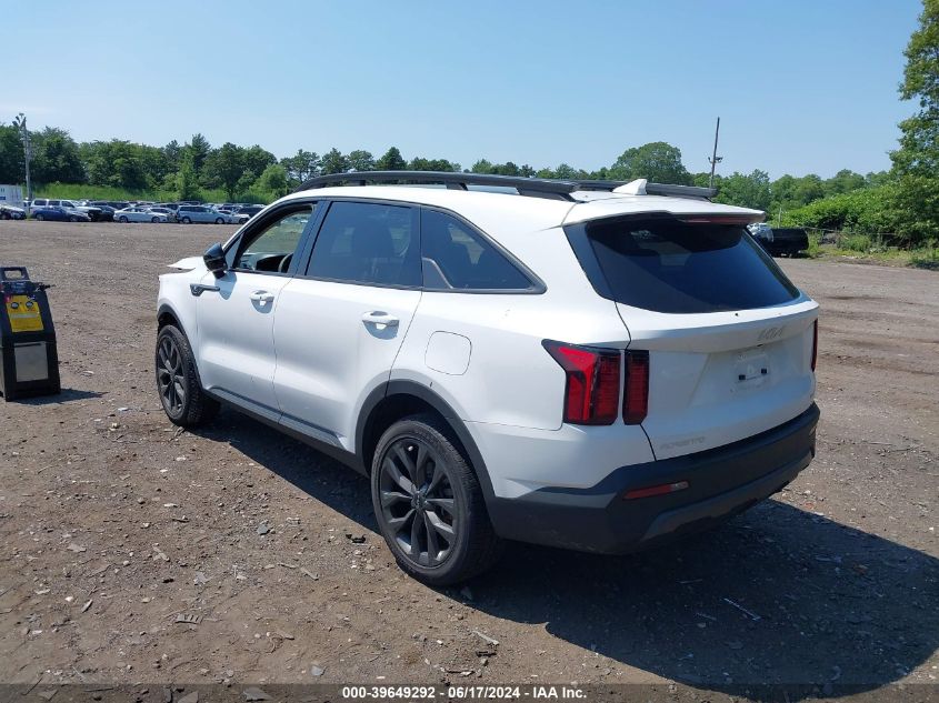 2023 Kia Sorento X-Line Ex VIN: 5XYRHDLF4PG231883 Lot: 39649292