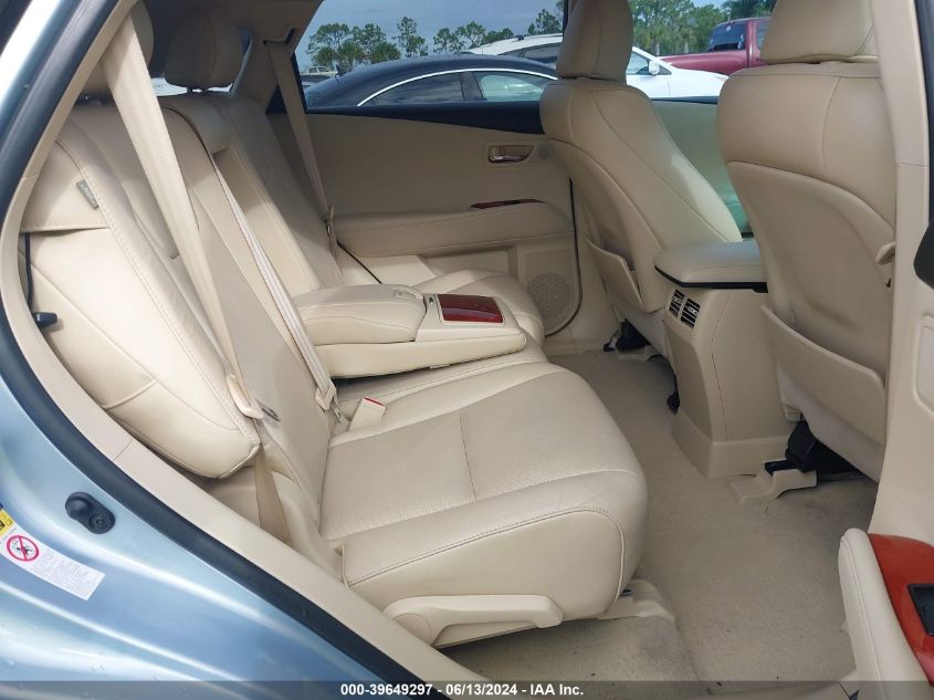 2011 Lexus Rx 350 VIN: 2T2ZK1BA1BC054344 Lot: 39649297