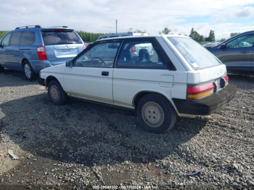 1990 Toyota Tercel VIN: JT2EL31M7L0480082 Lot: 39649302