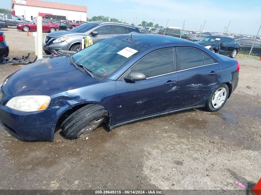 2008 Pontiac G6 Value Leader VIN: 1G2ZF57B984241834 Lot: 39649315