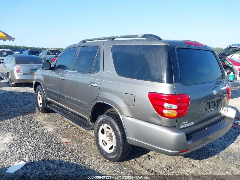 2004 Toyota Sequoia Sr5 V8 VIN: 5TDZT34A84S237650 Lot: 39649323