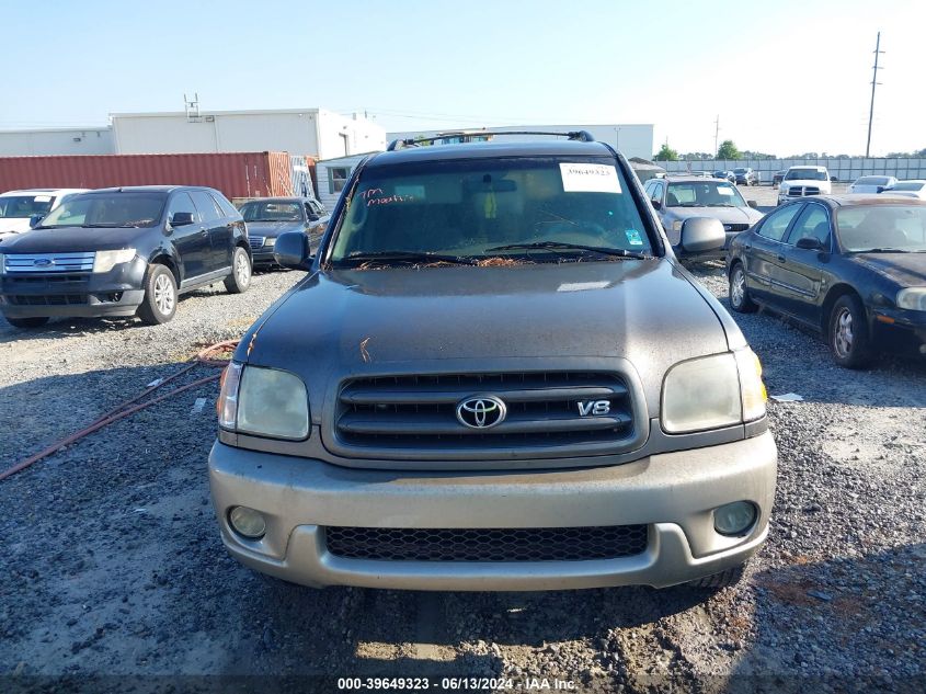 2004 Toyota Sequoia Sr5 V8 VIN: 5TDZT34A84S237650 Lot: 39649323