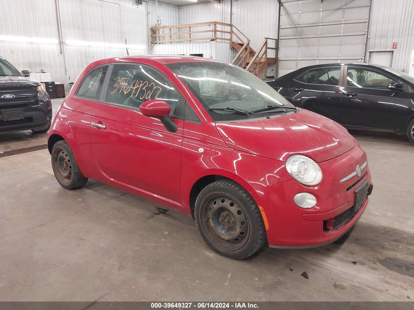 2012 Fiat 500 Pop VIN: 3C3CFFAR5CT348948 Lot: 39649327
