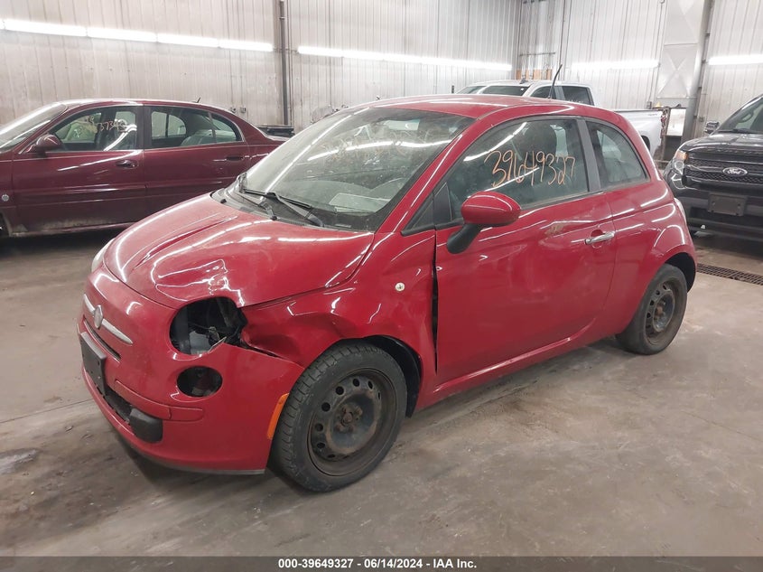 2012 Fiat 500 Pop VIN: 3C3CFFAR5CT348948 Lot: 39649327