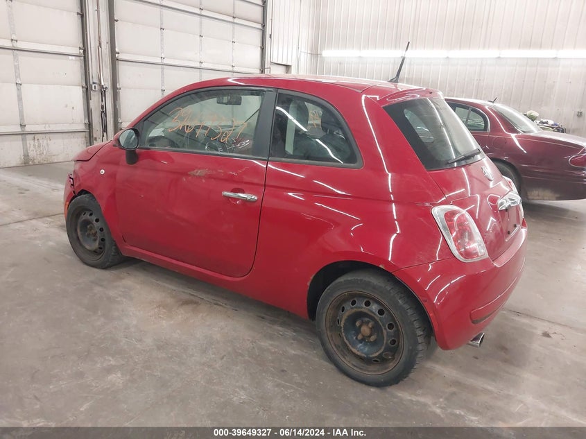 2012 Fiat 500 Pop VIN: 3C3CFFAR5CT348948 Lot: 39649327