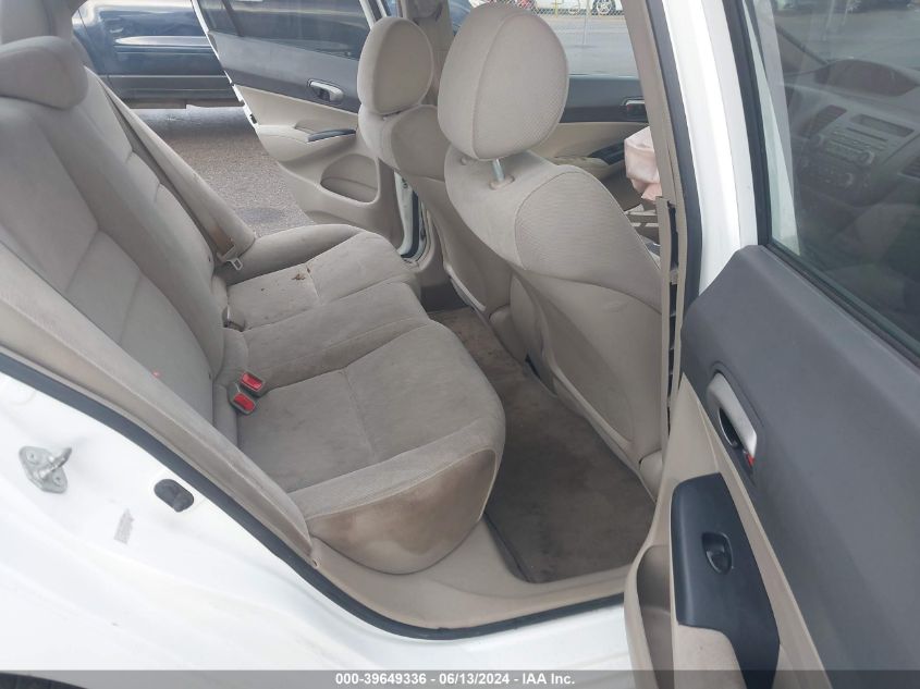 2010 Honda Civic Lx VIN: 19XFA1F54AE066298 Lot: 39649336