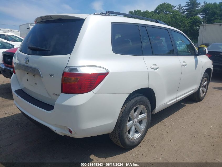 2008 Toyota Highlander VIN: JTEES41A182036788 Lot: 39649343