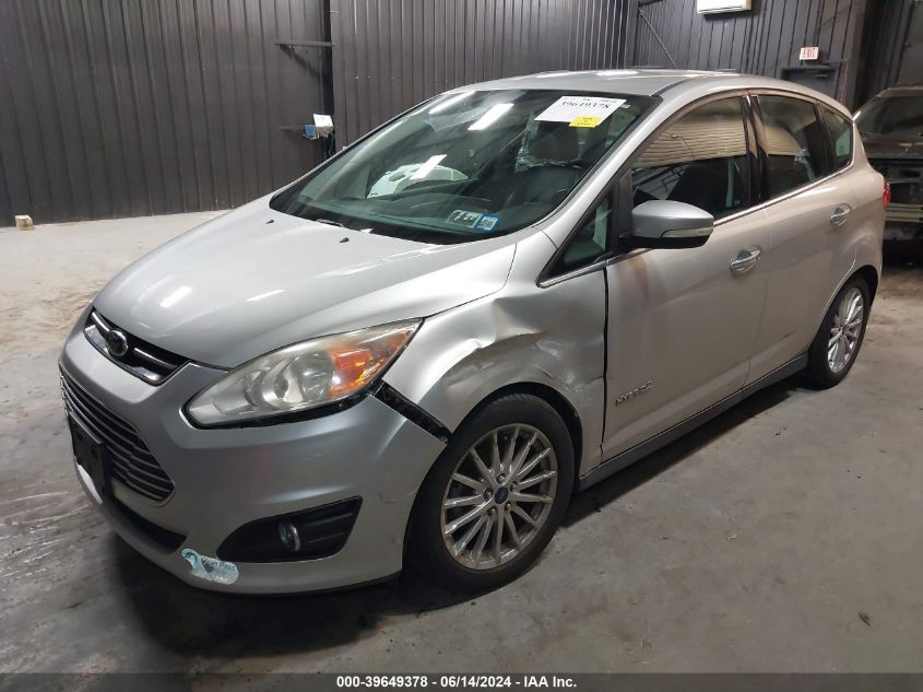 2013 Ford C-Max Hybrid Sel VIN: 1FADP5BU5DL554204 Lot: 39649378