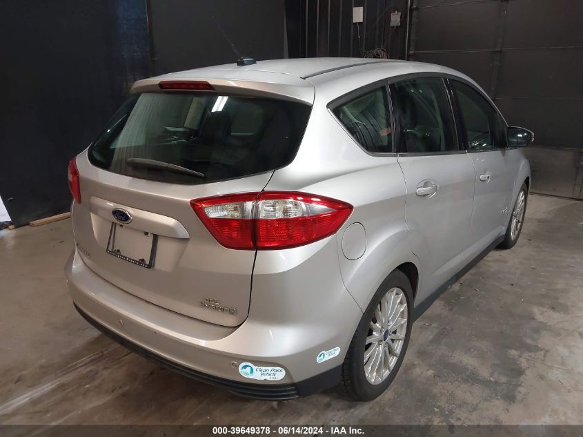 2013 Ford C-Max Hybrid Sel VIN: 1FADP5BU5DL554204 Lot: 39649378