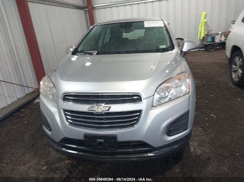 2015 Chevrolet Trax 1Ls VIN: KL7CJPSBXFB108704 Lot: 39649394