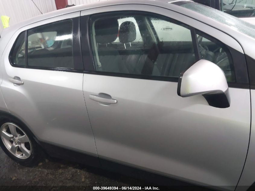 2015 Chevrolet Trax 1Ls VIN: KL7CJPSBXFB108704 Lot: 39649394