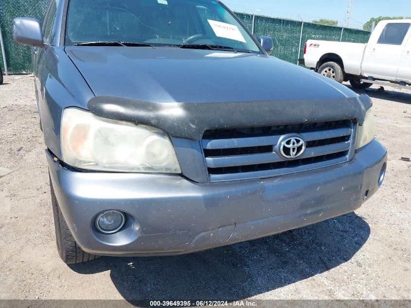 2007 Toyota Highlander Limited V6 VIN: JTEEP21AX70224340 Lot: 39649395