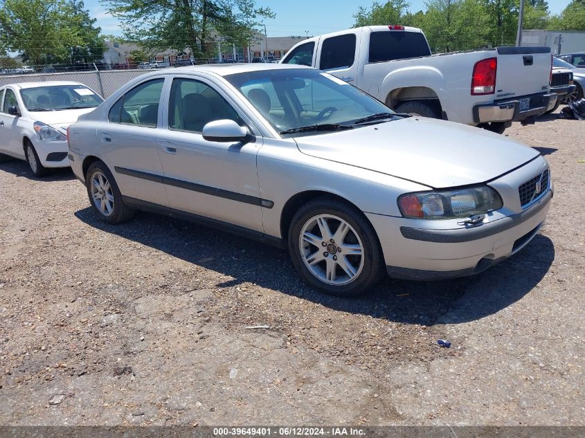 2002 Volvo S60 2.4 VIN: YV1RS61R422185575 Lot: 39649401