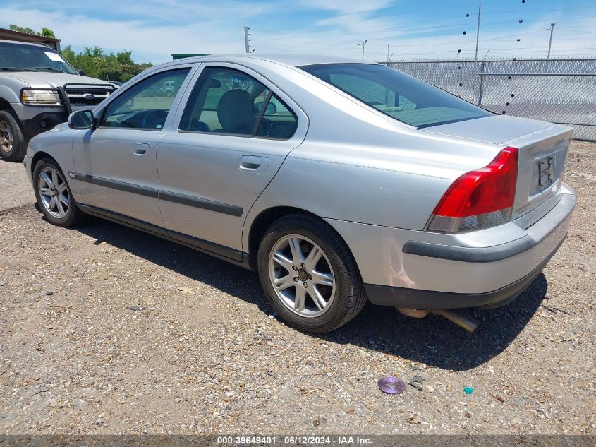 2002 Volvo S60 2.4 VIN: YV1RS61R422185575 Lot: 39649401