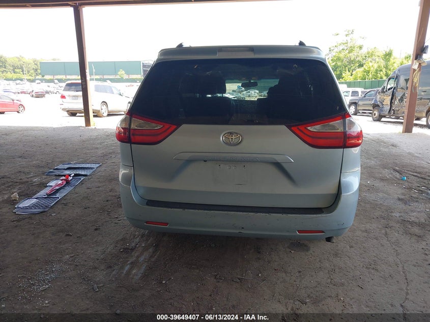 2015 Toyota Sienna Xle 8 Passenger VIN: 5TDYK3DC2FS649162 Lot: 39649407