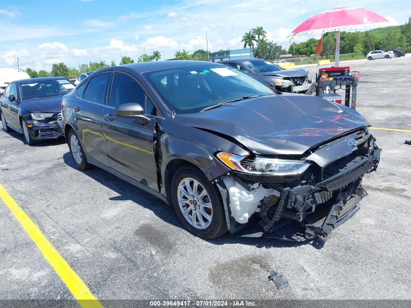 2016 Ford Fusion S VIN: 3FA6P0G72GR128622 Lot: 39649417