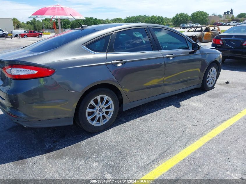 2016 Ford Fusion S VIN: 3FA6P0G72GR128622 Lot: 39649417