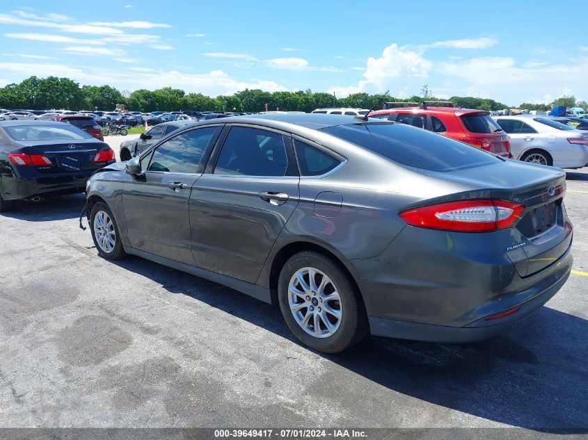 2016 Ford Fusion S VIN: 3FA6P0G72GR128622 Lot: 39649417