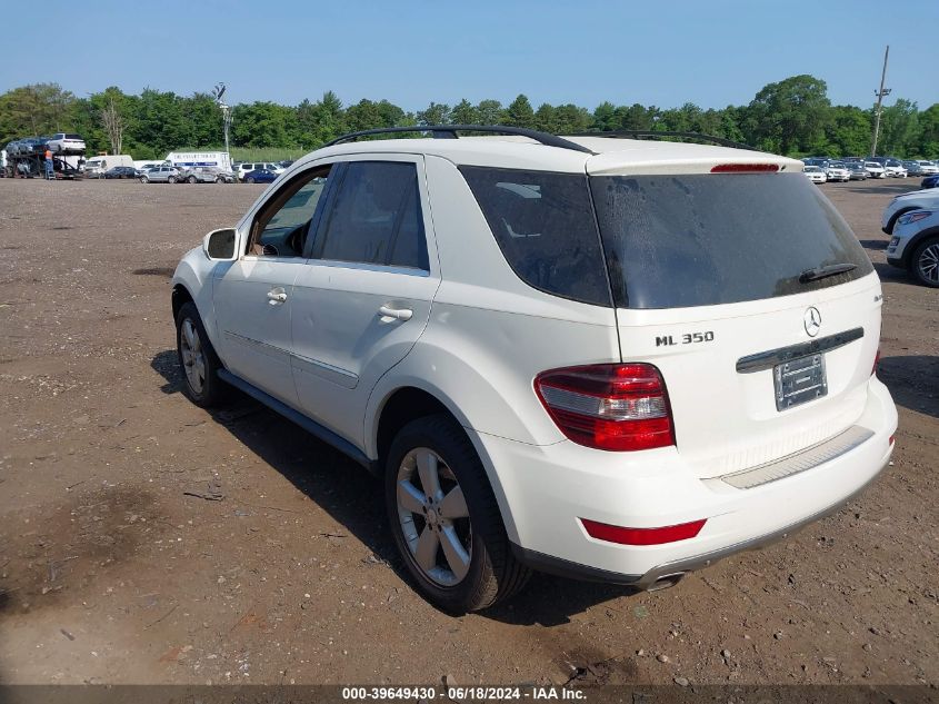 2010 Mercedes-Benz Ml 350 4Matic VIN: 4JGBB8GBXAA558423 Lot: 39649430