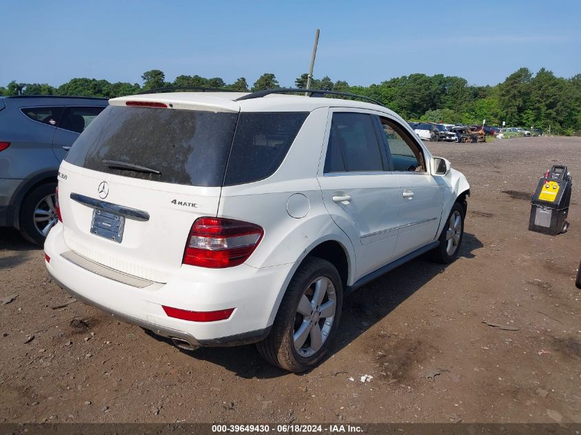 2010 Mercedes-Benz Ml 350 4Matic VIN: 4JGBB8GBXAA558423 Lot: 39649430