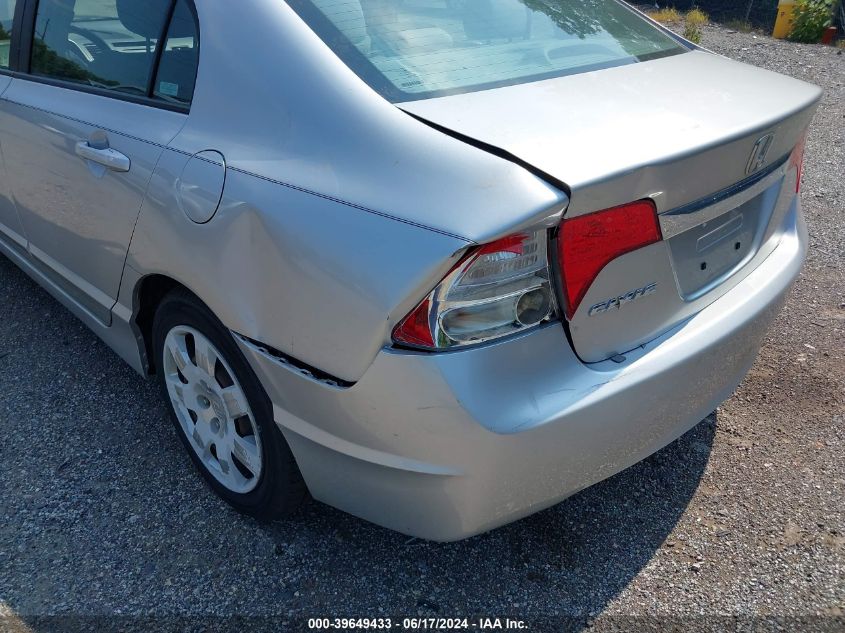 2009 Honda Civic Lx VIN: 1HGFA16519L023364 Lot: 39649433